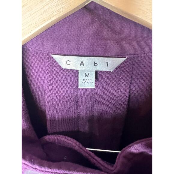 CAbi Double Breasted Jacket Blazer Size M 100% Cotton - Picture 3 of 5